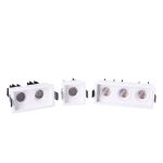 Square Ceiling Recessed Downlight Multi-Head Hotel Residential Indoor Downlight - Image 2