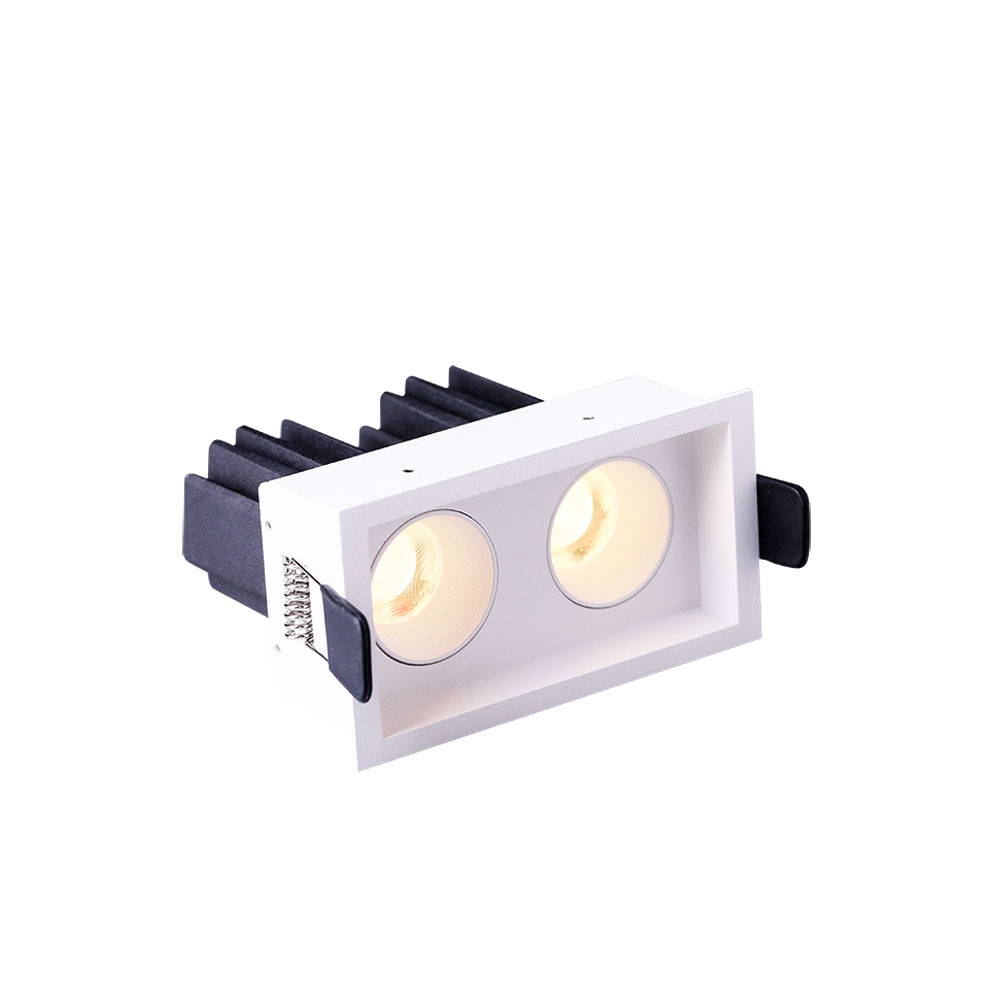 ALDL1286-ALDL1287-ALDL1288 Square Ceiling Recessed Downlight Multi-Head Hotel Residential Indoor Downlight - Image 1