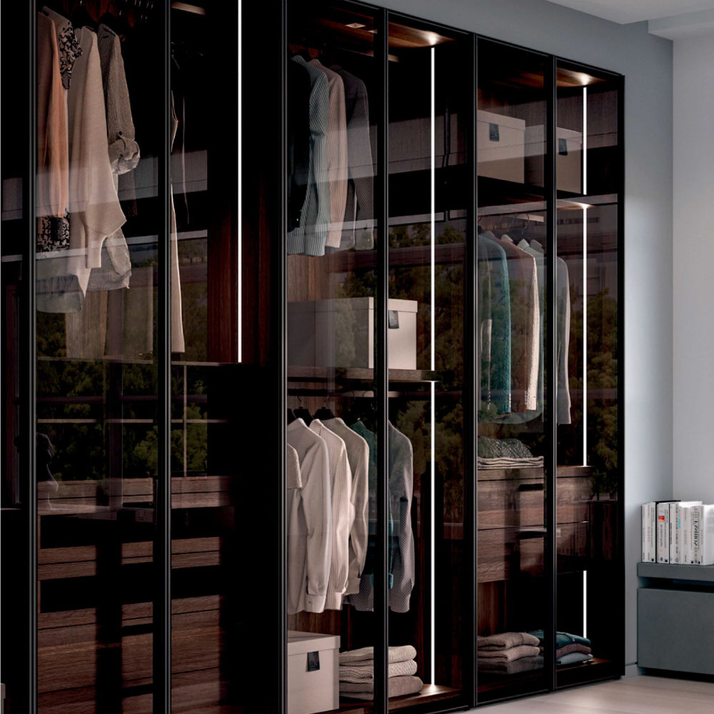 waybom-w01139 Spazio W01139 Glass Door Cabinet - Image 1