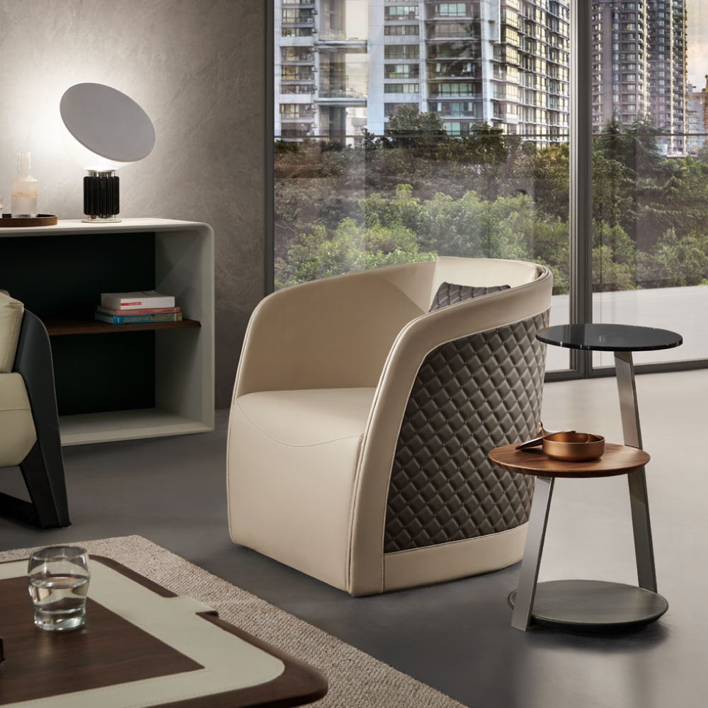 gailywork-jd-v16 Spazio JD-V16 Fashionable Single Sofa - Image 1