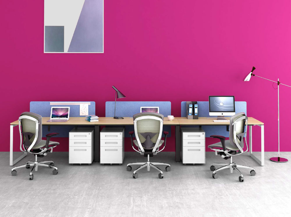 spazio-slf-ws3-s-01 Spazio SLF-WS3-S Work Station Desk - Image 1