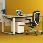 Spazio SLH-MG-B-PC Executive Table