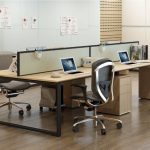 Spazio SLH-WI4-D-4P Work Station Desk