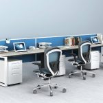 Spazio SLH-WS3-S Work Station Desk